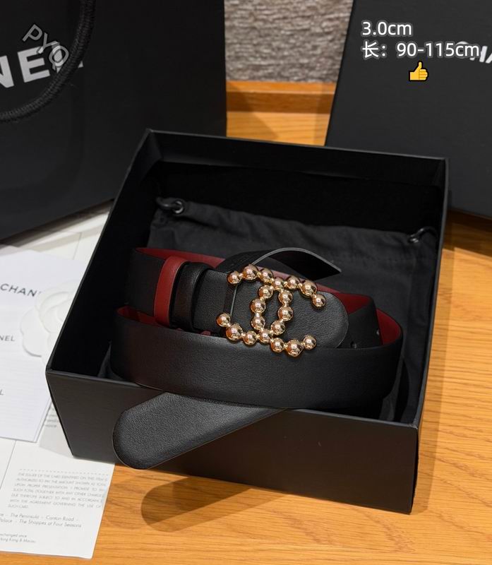 Chanel belt 30mmX90-115cm 8L43